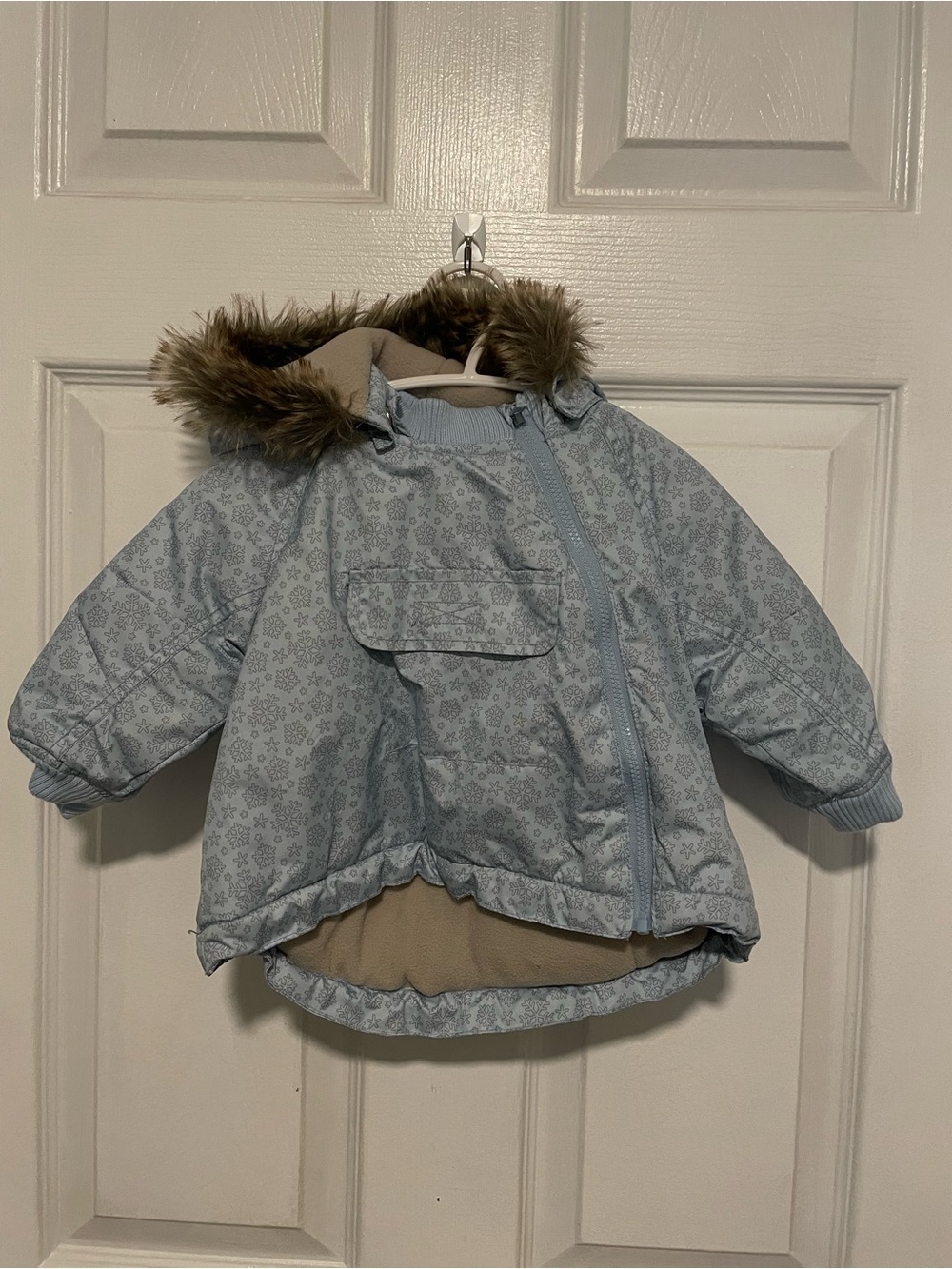 H&M Girls Coat with detachable hood